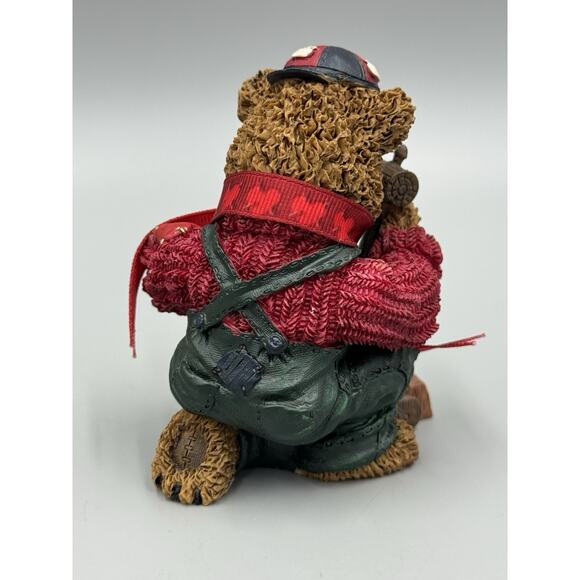 Heart Patch Place Bear Carving Train Figurine First Edition 1997 - Picture 4 of 8